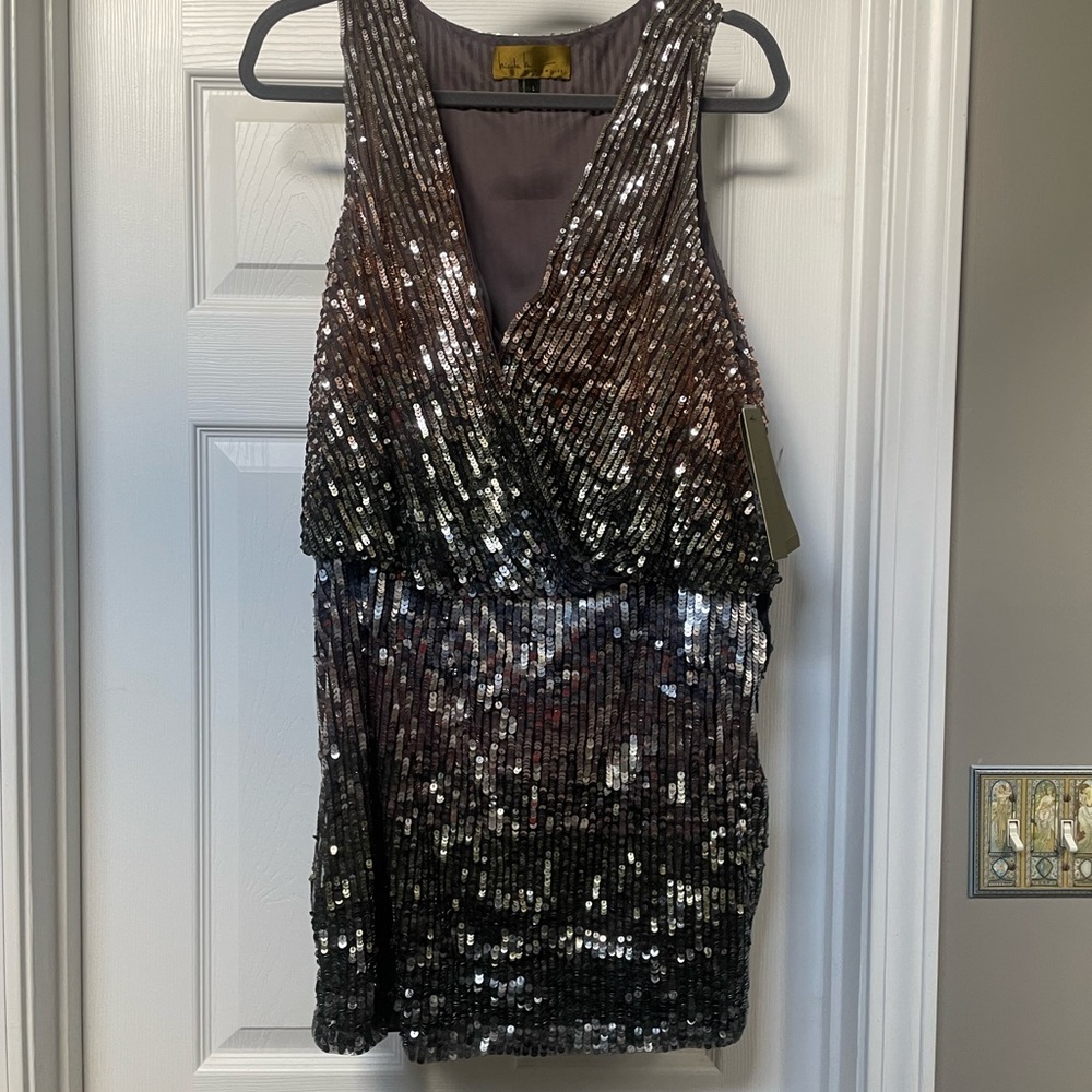 Nicole Miller sequined dress.